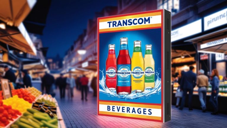 LED Display Branding for Transcom Beverages