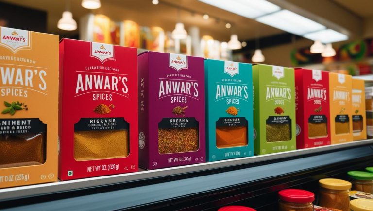 Packaging Design for Anwar’s Spices